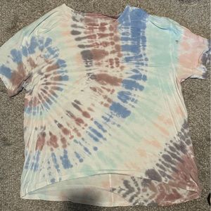 American Eagle Tie Dye High-Low T-Shirt